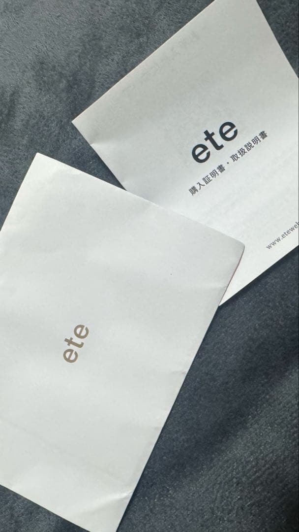 ete ダイヤモンド ジェムフェイス メッシュベルト ウォッチ