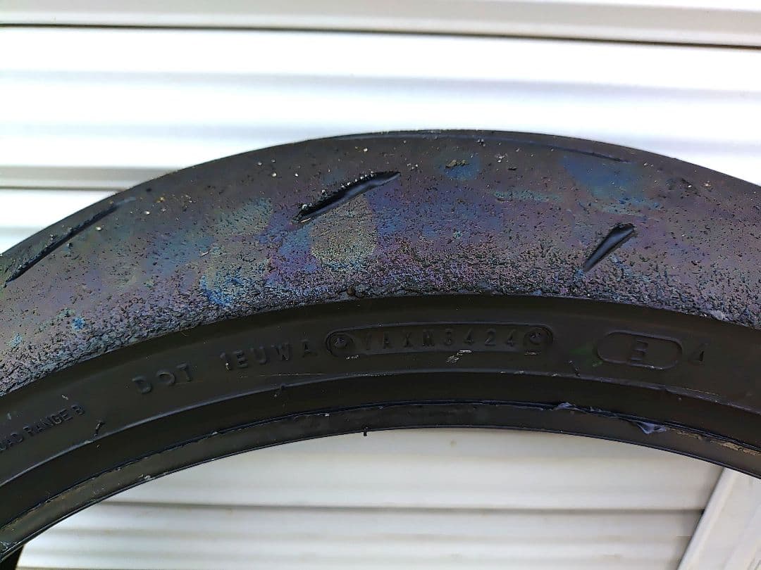 【30分使用】ダンロップ　α-13SP H F110/R150 前後セット