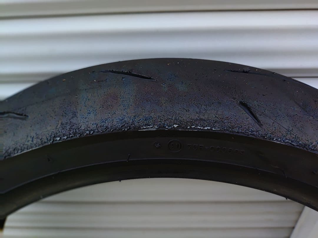 【30分使用】ダンロップ　α-13SP H F110/R150 前後セット