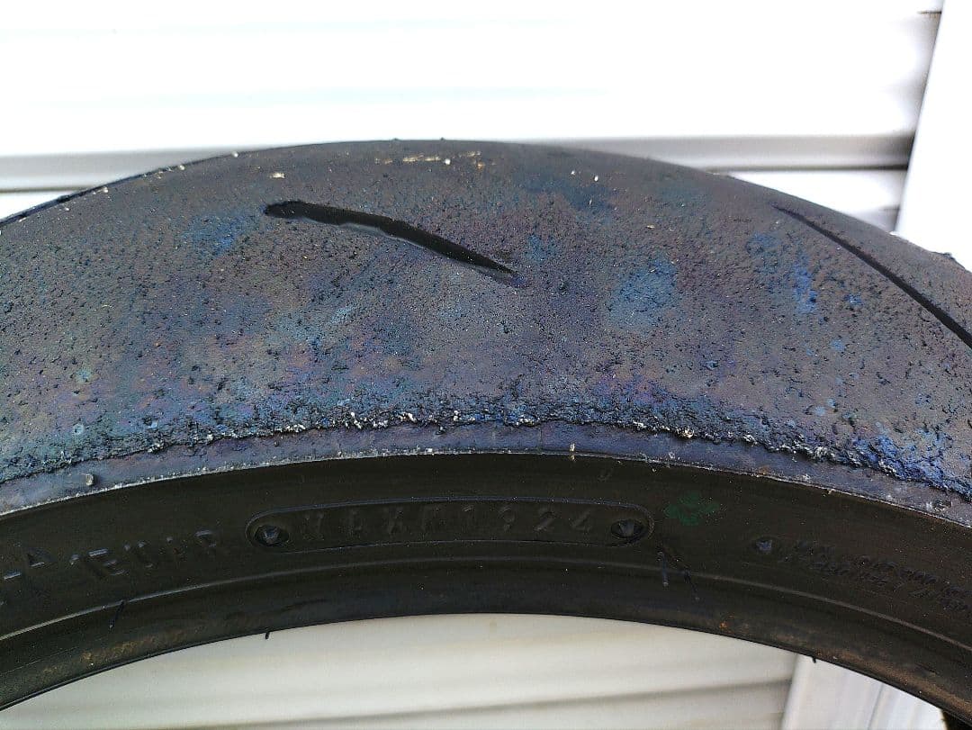 【30分使用】ダンロップ　α-13SP H F110/R150 前後セット