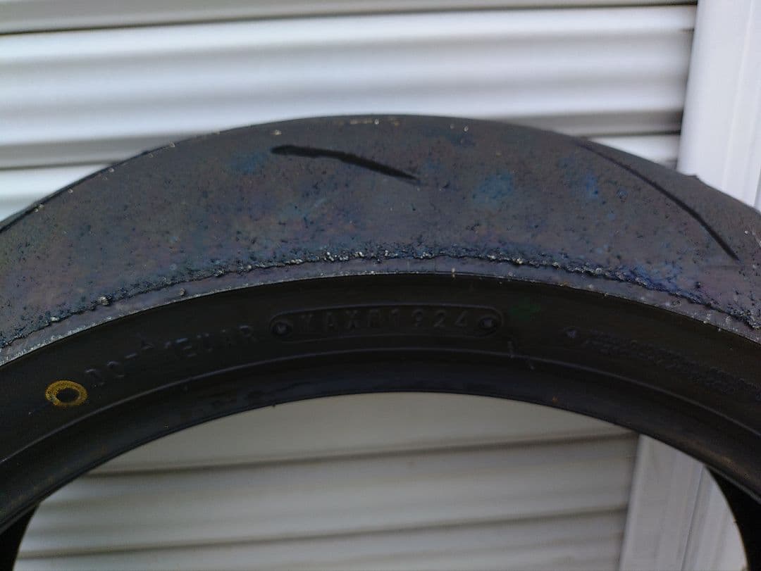 【30分使用】ダンロップ　α-13SP H F110/R150 前後セット