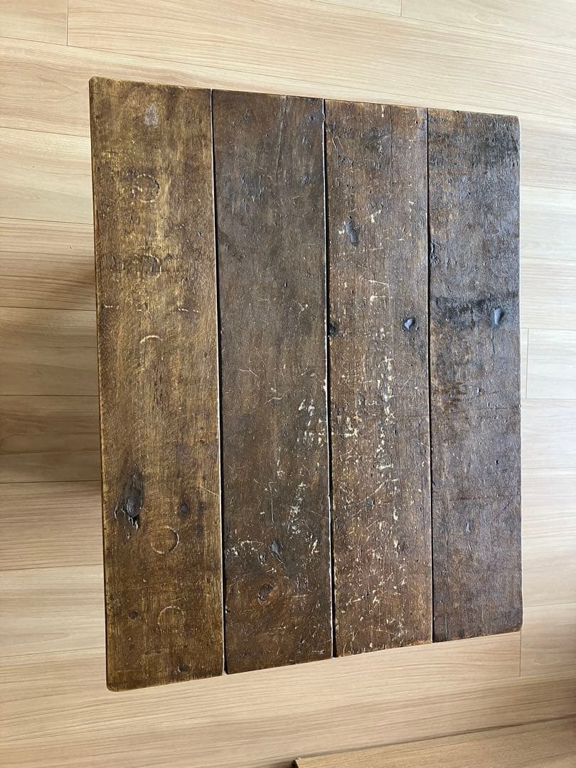 ウッド製サイドテーブル 引き出し付き