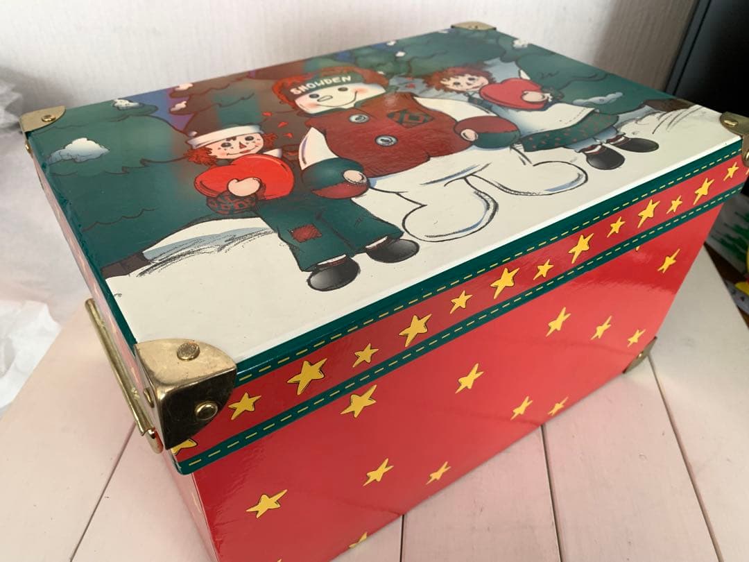 アメリカ　クリスマスオーナメント アメリカンカントリー収納BOX入り　16