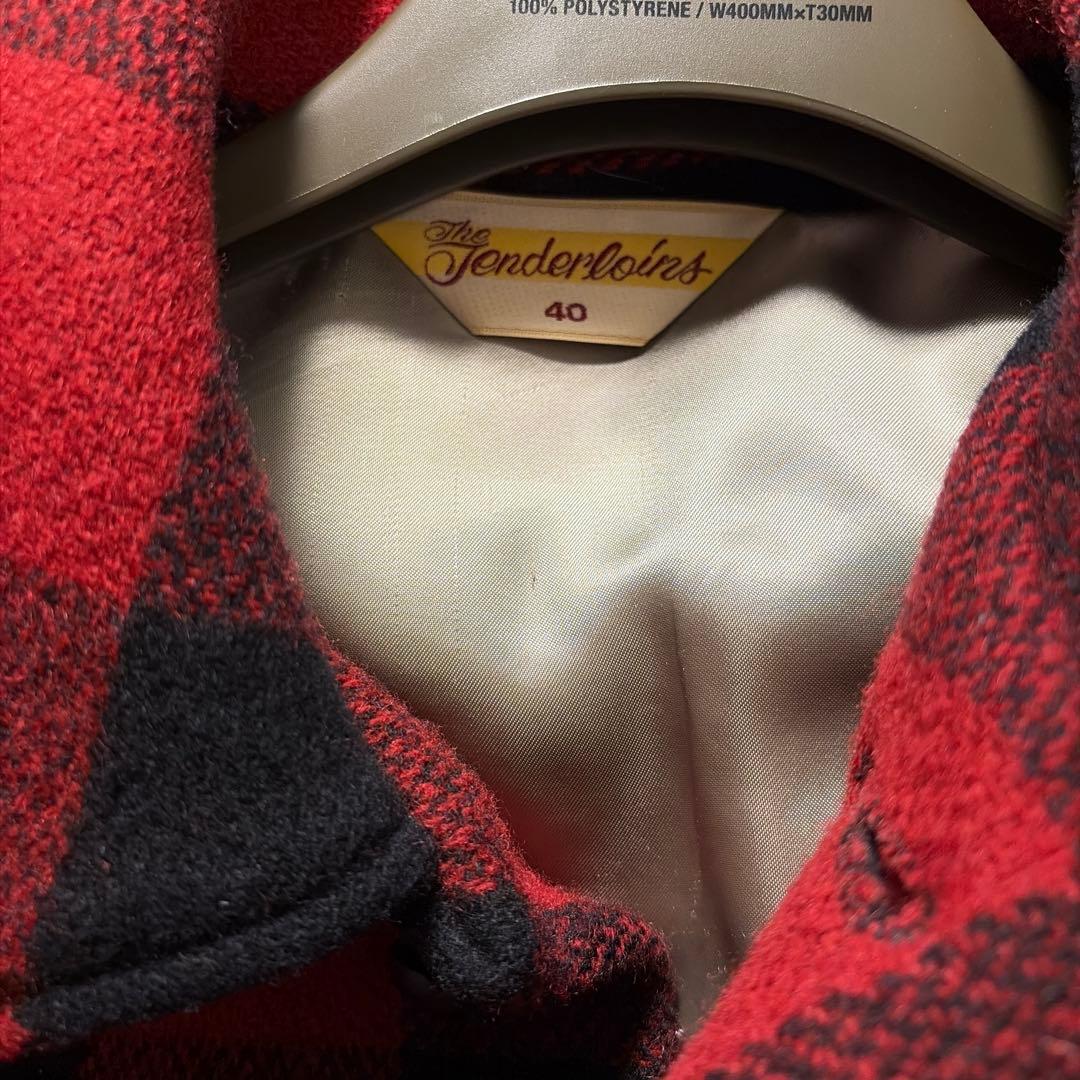 Tenderloin バッファロー　チェック　ジャケット　40 M