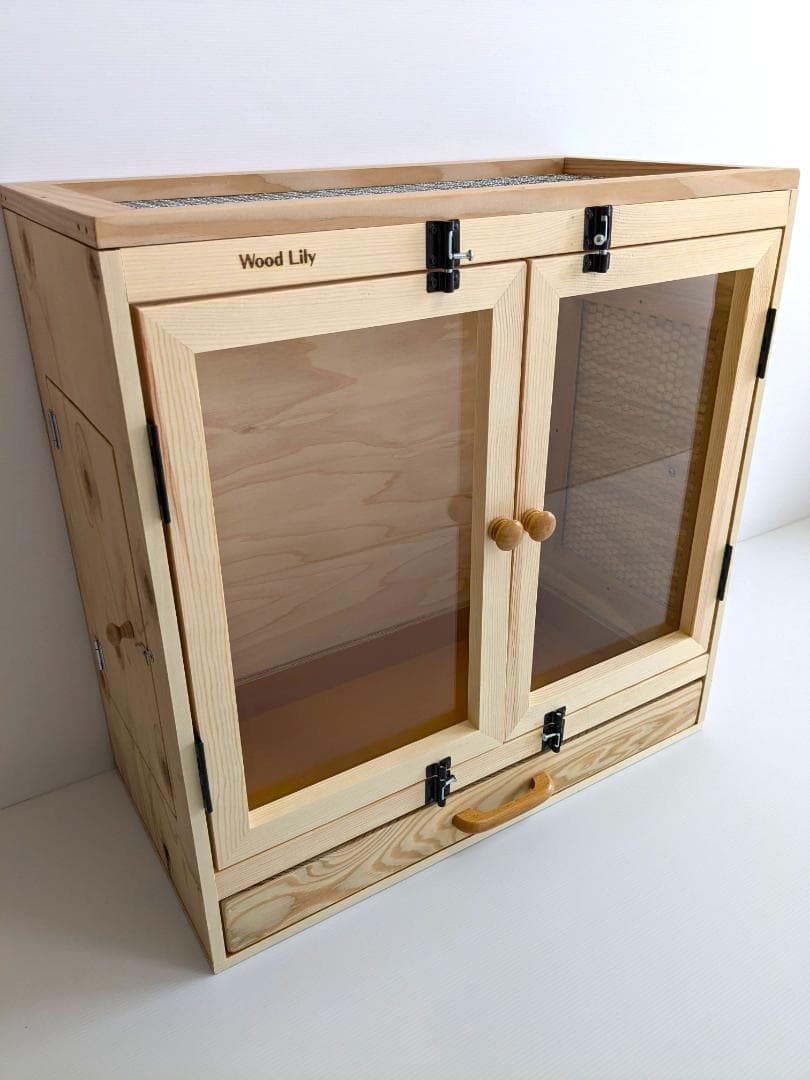 【アウトレット１点限定】鳥類ケージ 側面開閉窓 W598×D300×H600mm