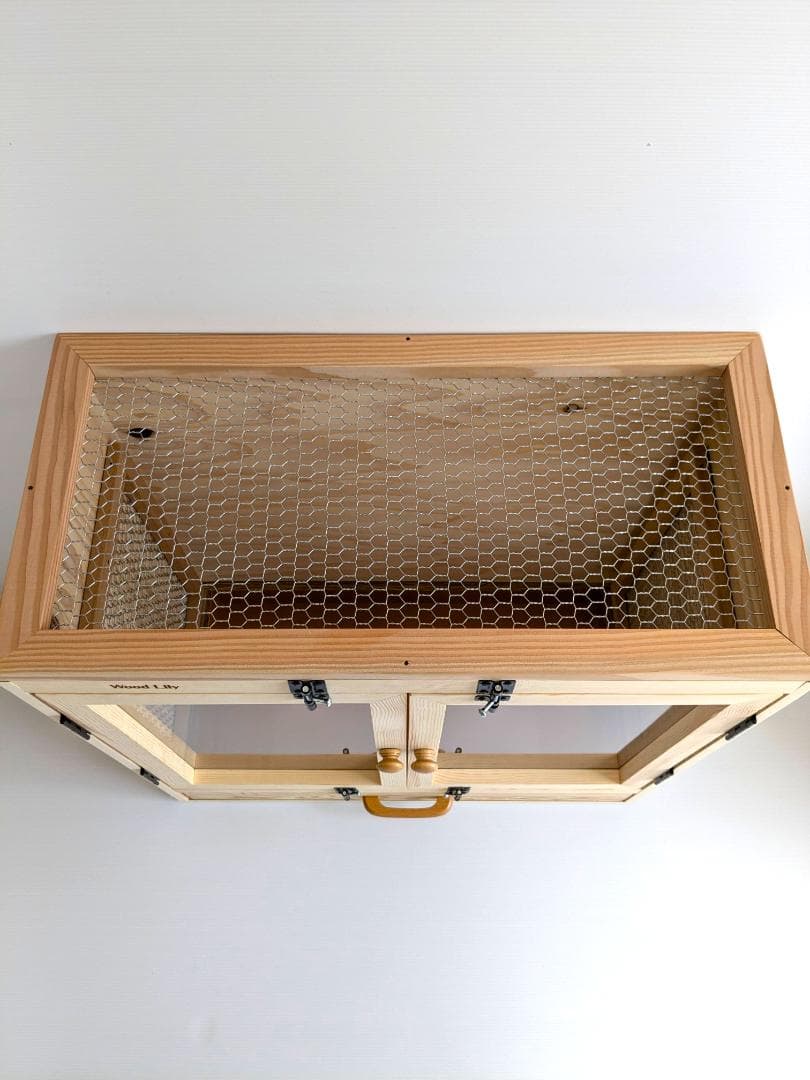 【アウトレット１点限定】鳥類ケージ 側面開閉窓 W598×D300×H600mm