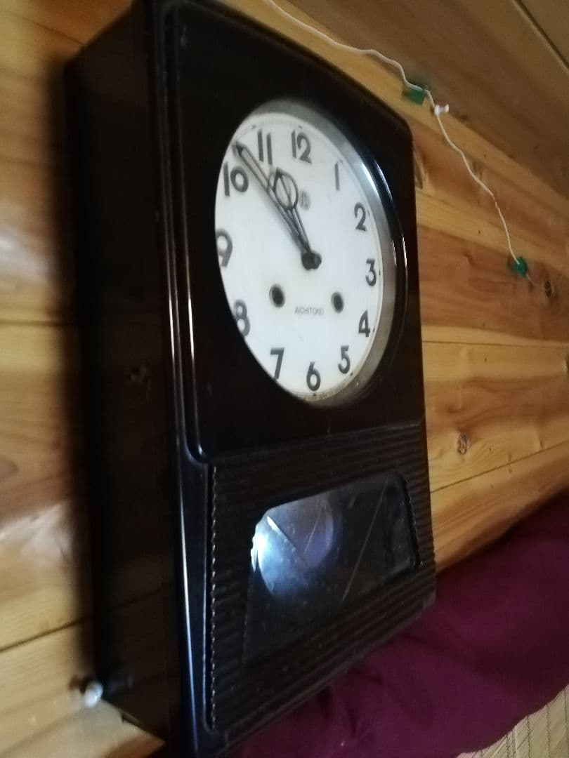 ❪昭和❫レトロの稼働、愛知時計ゼンマイ時計
