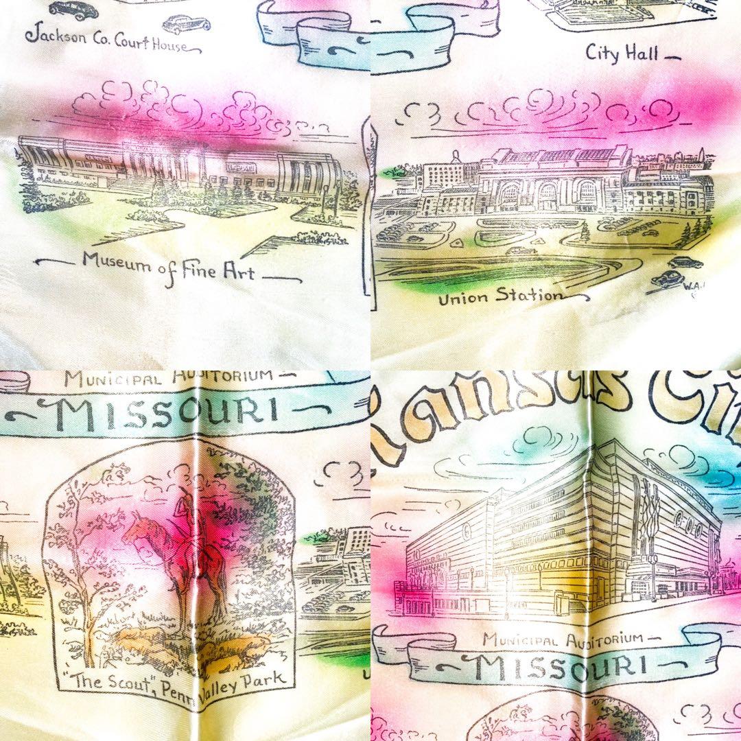 40’s〜50’s Souvenir pillow case