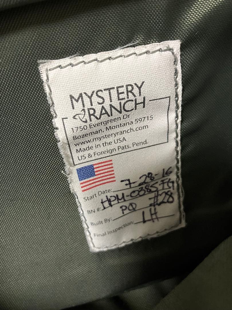 ミステリーランチ ヒップモンキーUSA フォリッジ