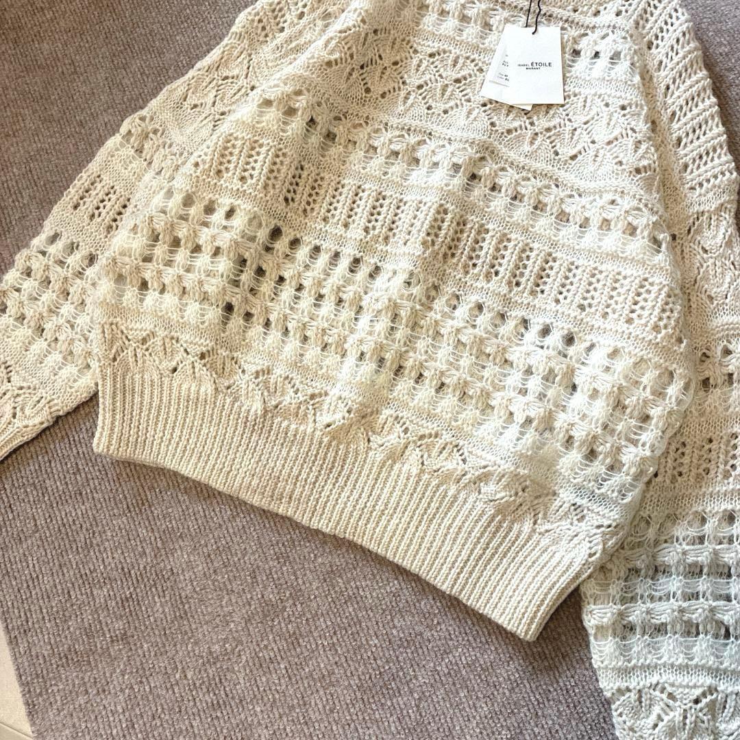 新品 イザベルマラン エトワール♡モヘア 透かし編み ニット 希少サイズ 40