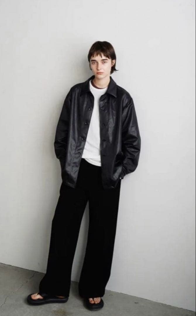 アンドハー　Ecoleather Shirts Jacket