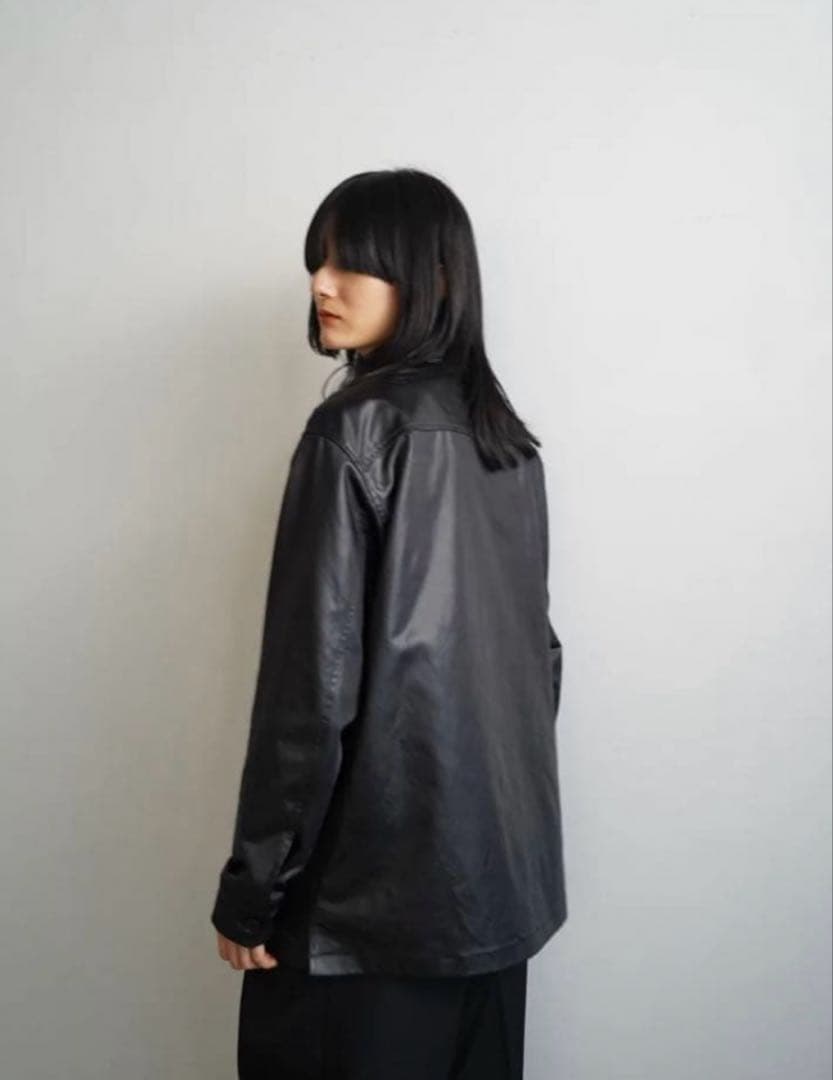 アンドハー　Ecoleather Shirts Jacket