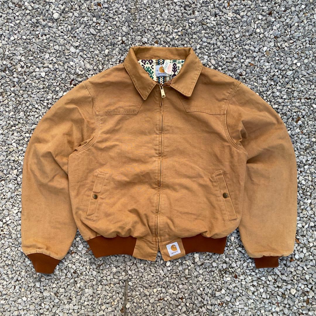 90s Carhartt サンタフェジャケット ネイティブ柄 USA製