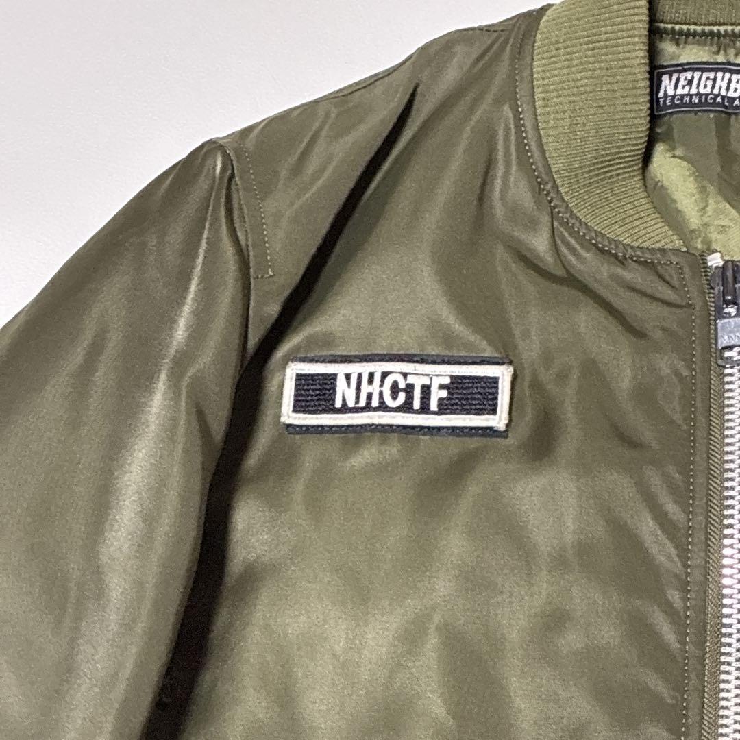 NEIGHBORHOOD ネイバーフッド 90s ワッペン付きMA-1 フライト