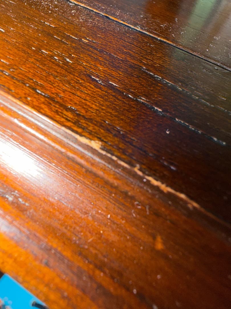 アンティーク調木製ダークブラウンチェスト