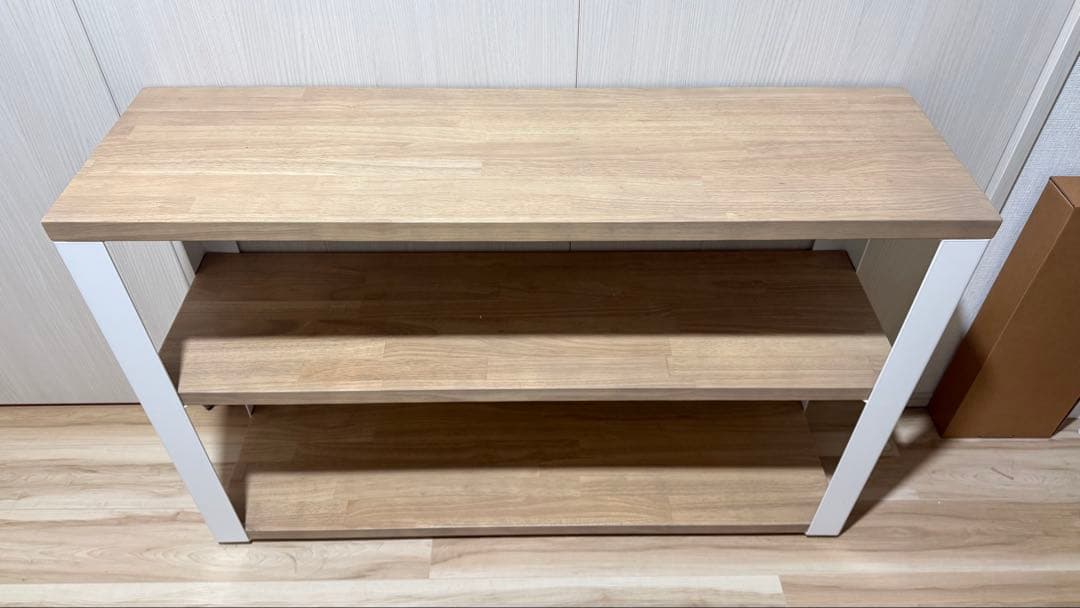 KANADEMONO かなでもの STORAGE SHELF 3段 ラバーウッド