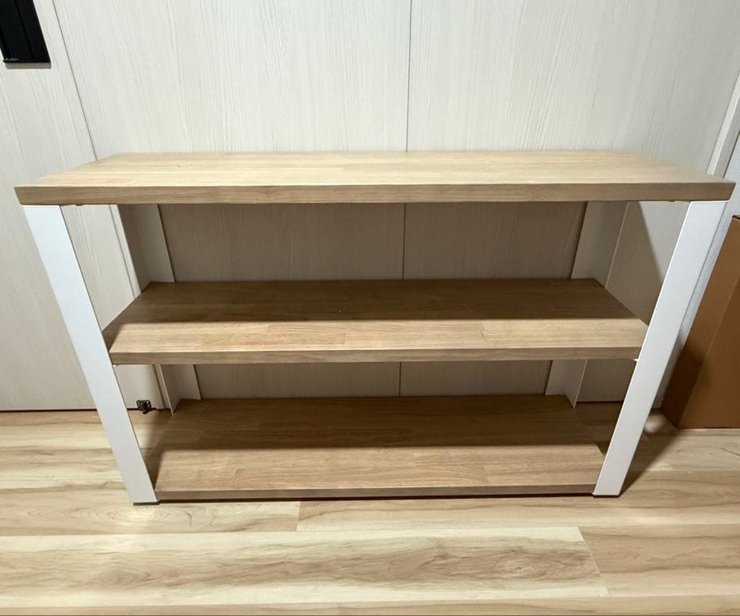 KANADEMONO かなでもの STORAGE SHELF 3段 ラバーウッド