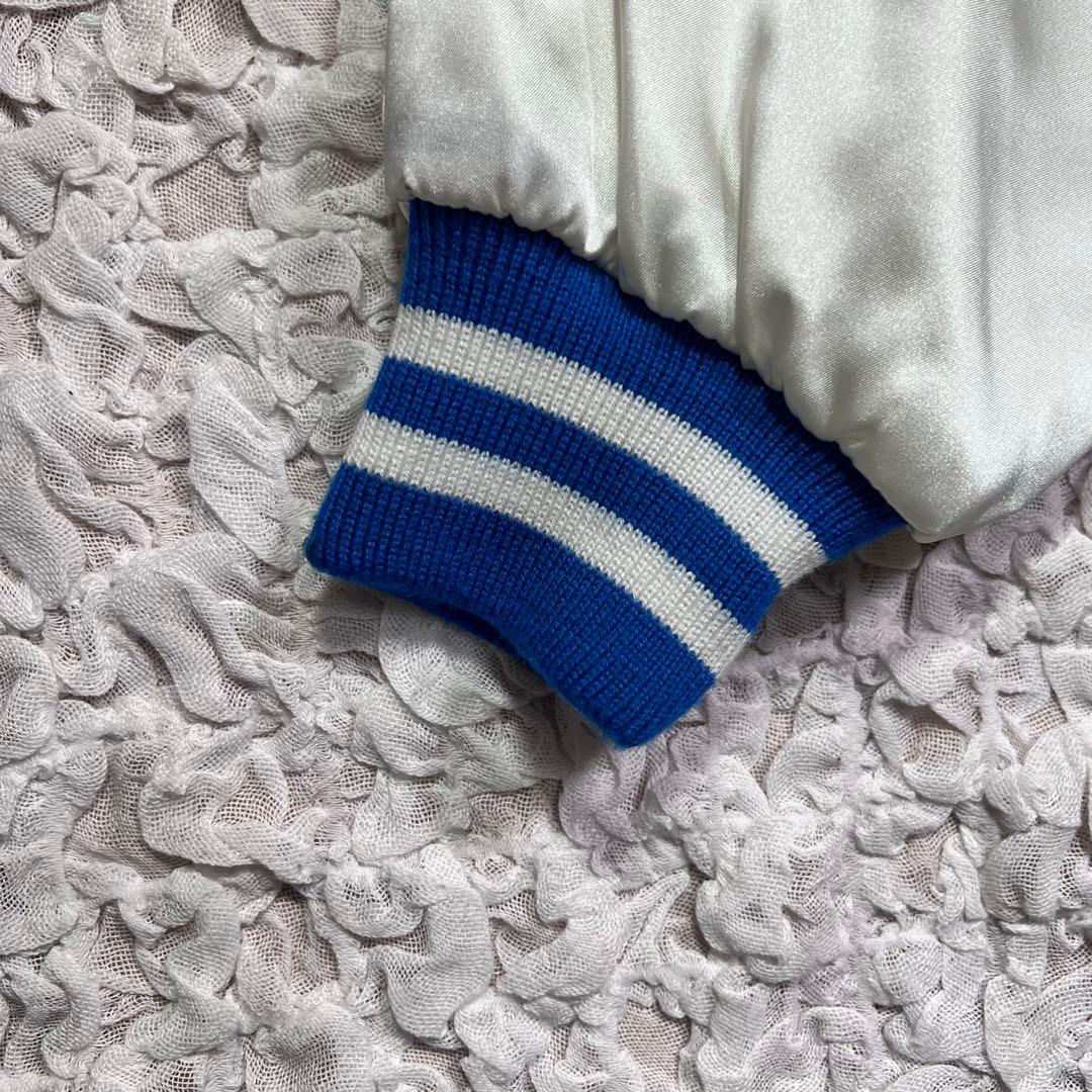 『激シブ』　ホシヒメ　スカジャン　豪華刺繍　龍　袖刺繍　ビッグ刺繍　青　【3L】