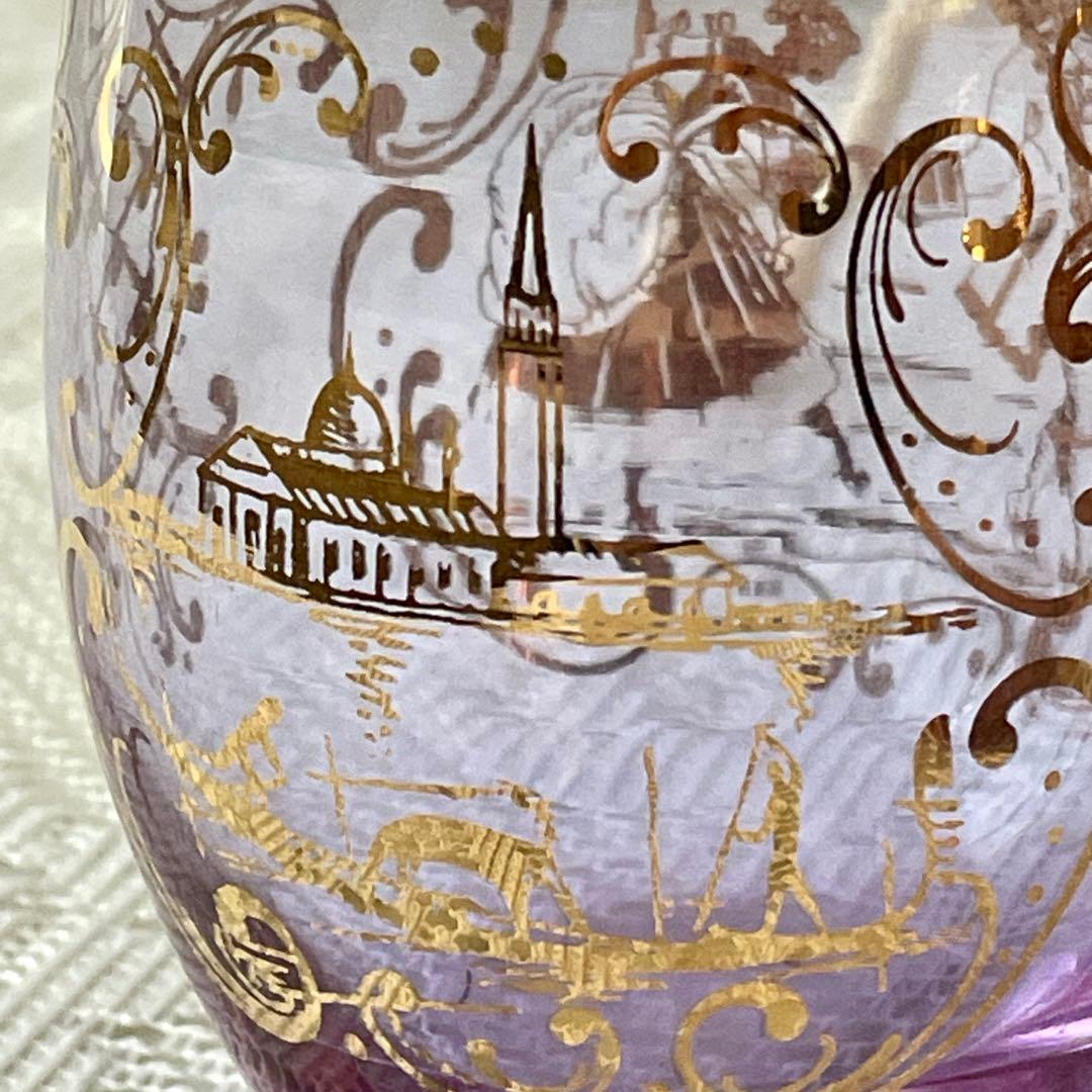 r207 チェコ ボヘミアガラス デキャンタ・グラス6点セット