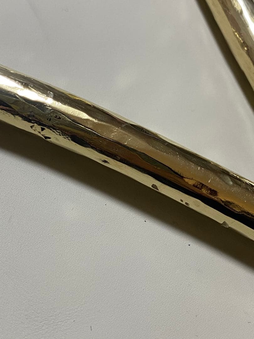 トライアングル 真鍮製 自作 10mm×15cm