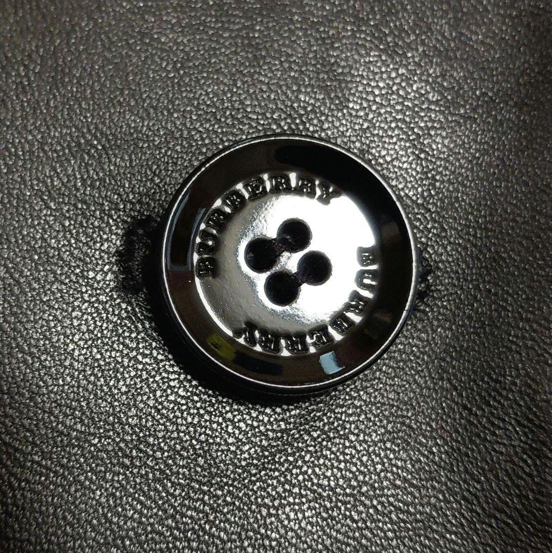 極美品✨バーバリーロンドン　羊皮ライダースジャケット 　ノーカラー　裏地チェック