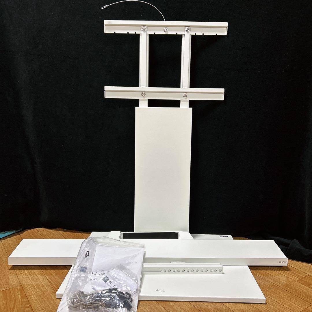 2万オフ✨EQUALS イコールズ　WALL V2 ロータイプ　サテンホワイト