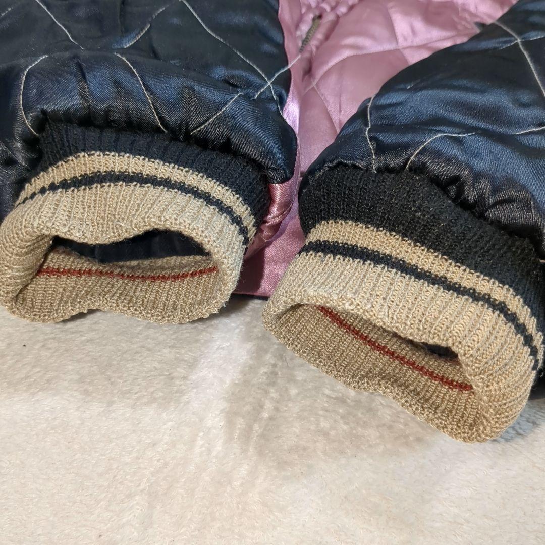 テーラー東洋 スカジャン 別珍 虎 鷹 希少 Lサイズ ブラック リバーシブル