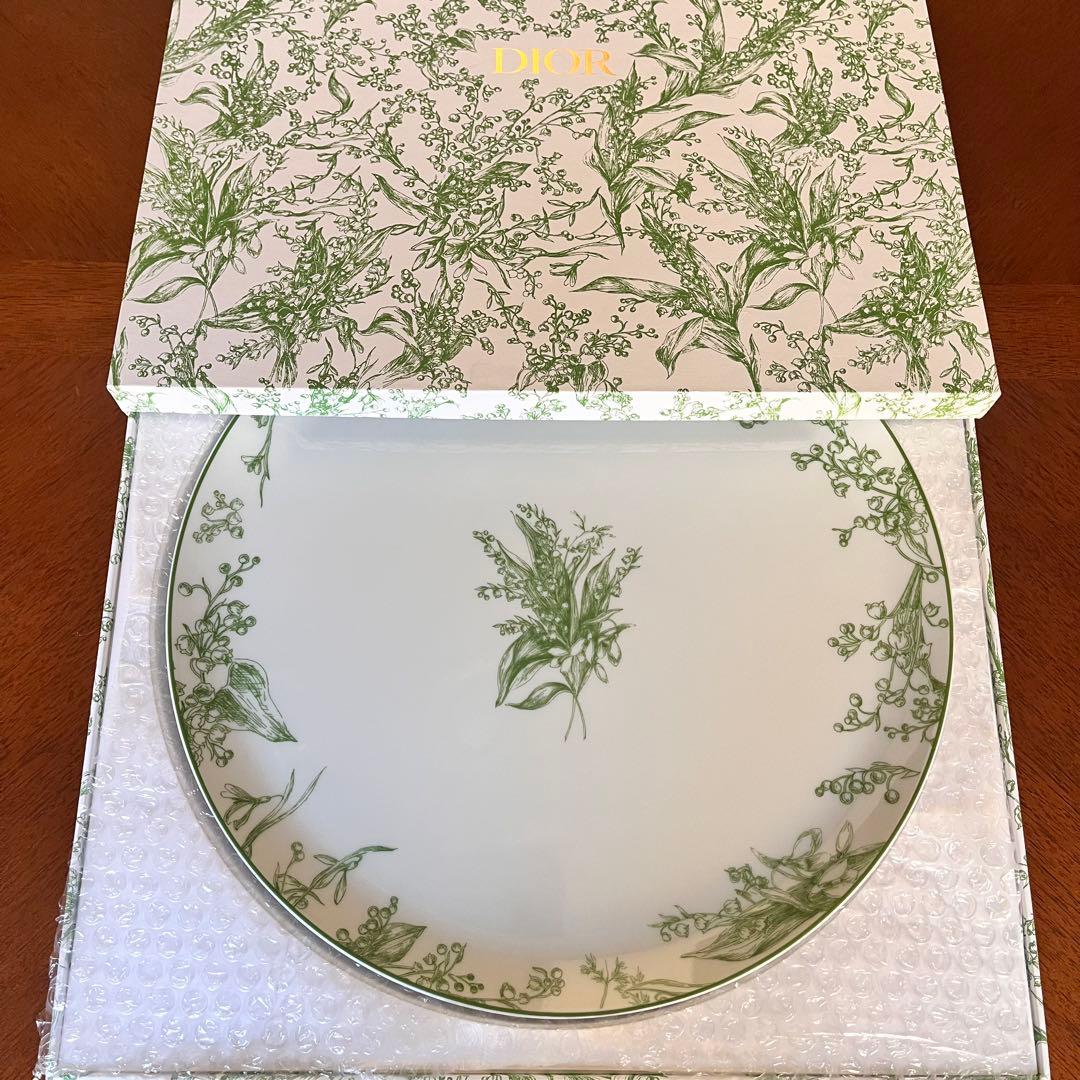 【希少品】DIOR★ニューリリーオブザバレー★ディープラウンドプラッター