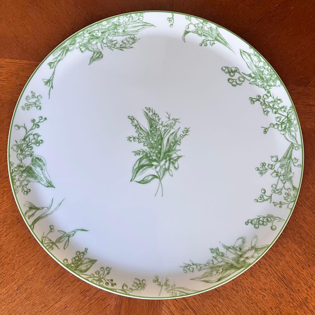 【希少品】DIOR★ニューリリーオブザバレー★ディープラウンドプラッター