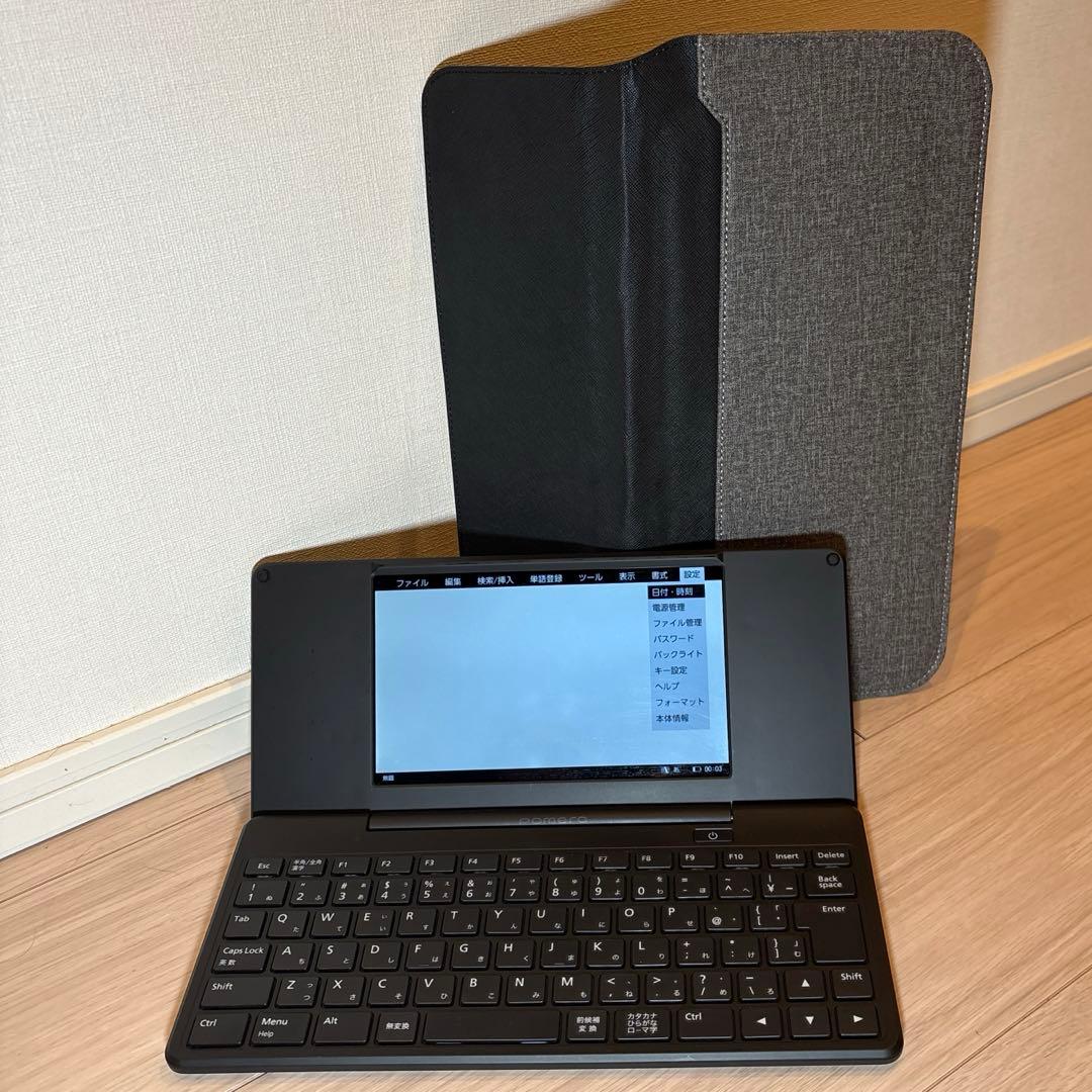 【KING JIM】pomera DM200（ポメラ）　専用ケース付き！！