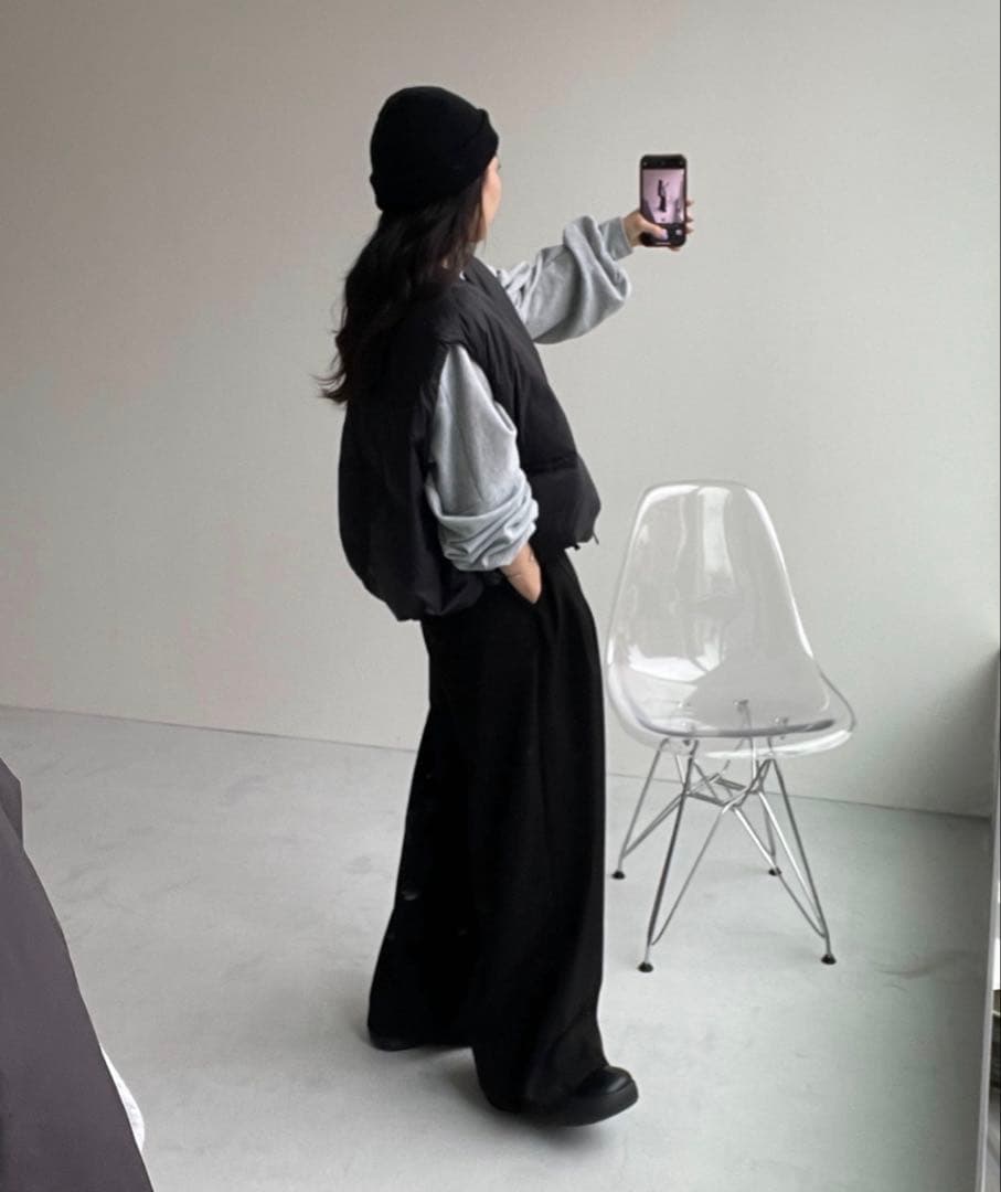 週末SALE egg down vest / エッグショートダウンベスト