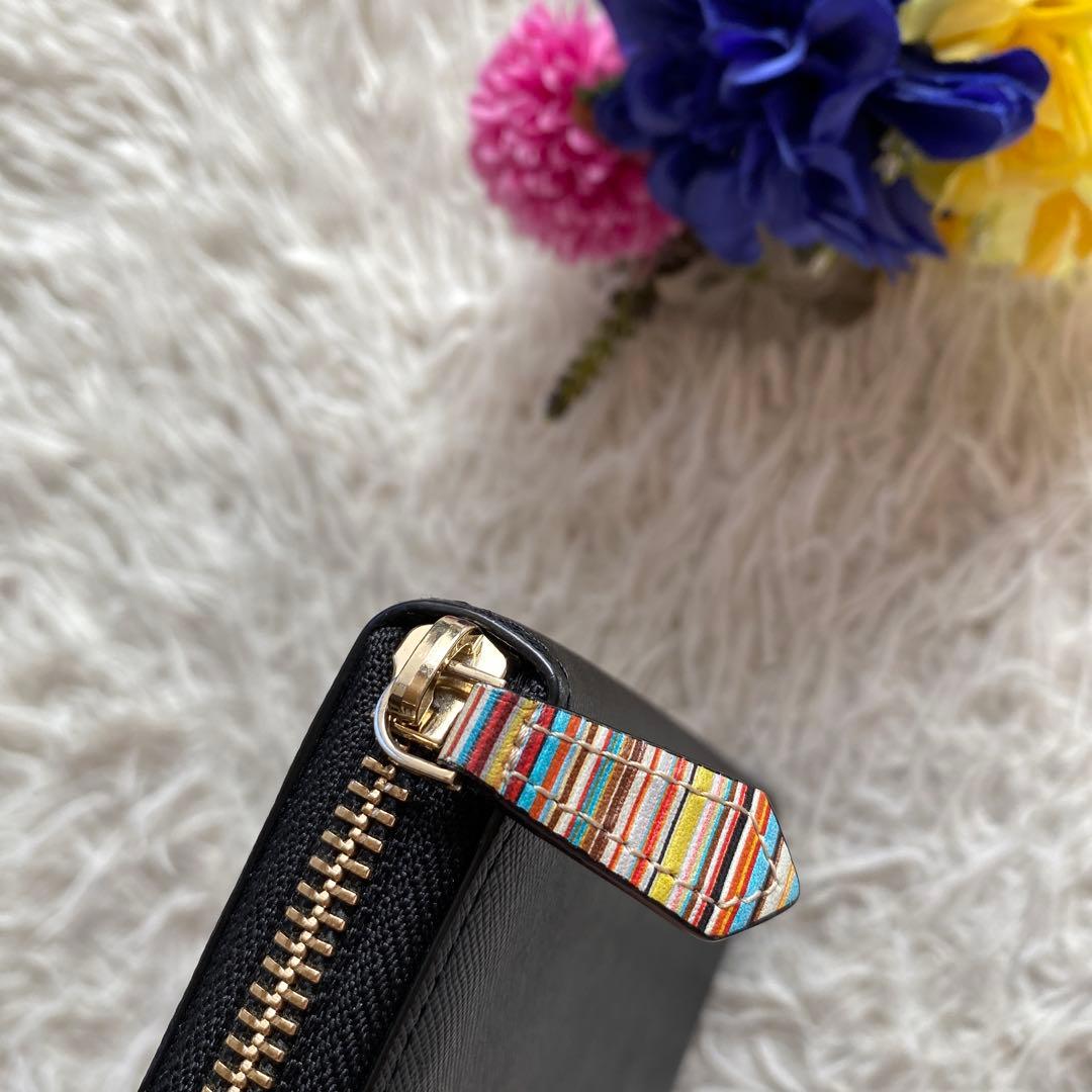 ♡Meguten♡Paul Smith ジップストローグレイン　長財布