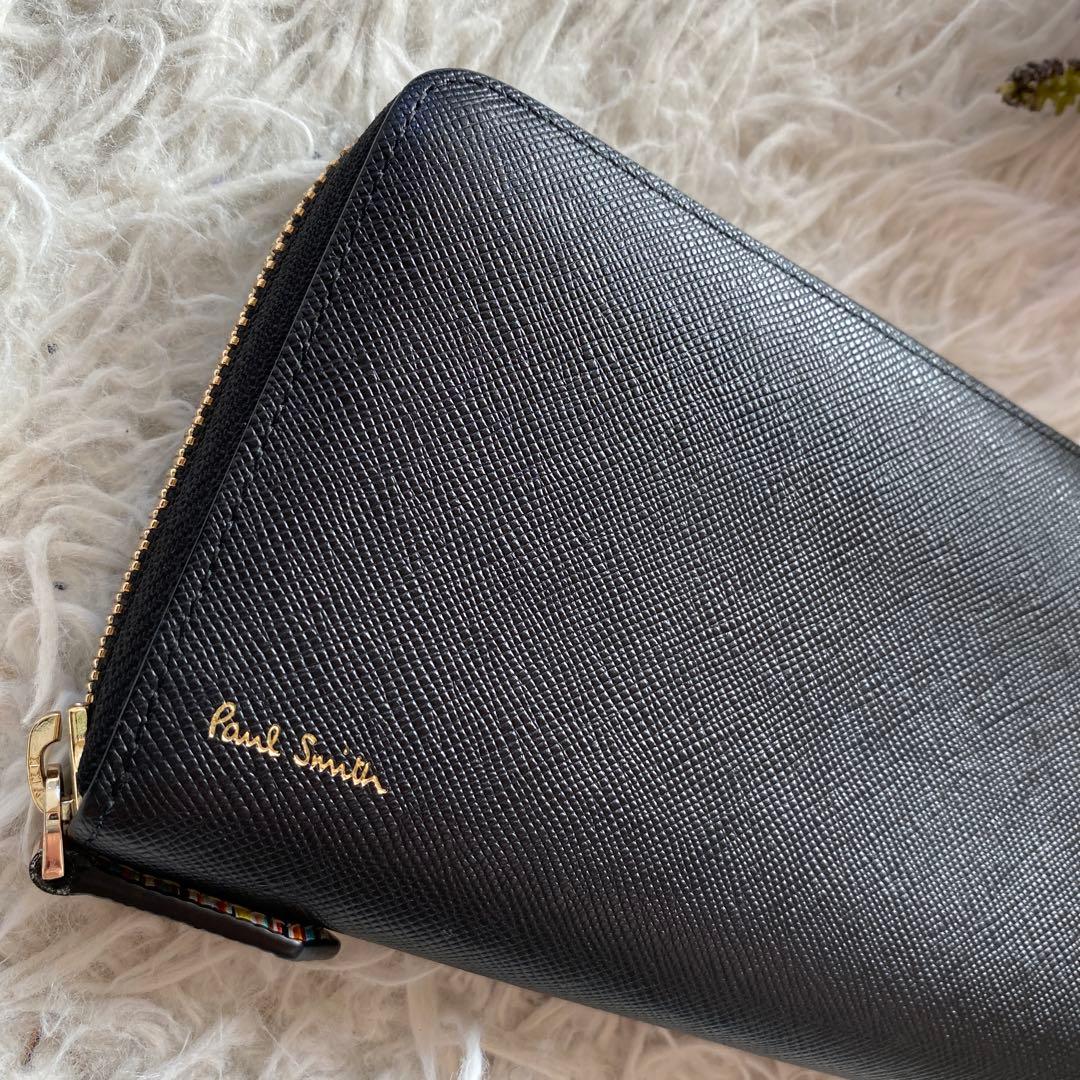 ♡Meguten♡Paul Smith ジップストローグレイン　長財布