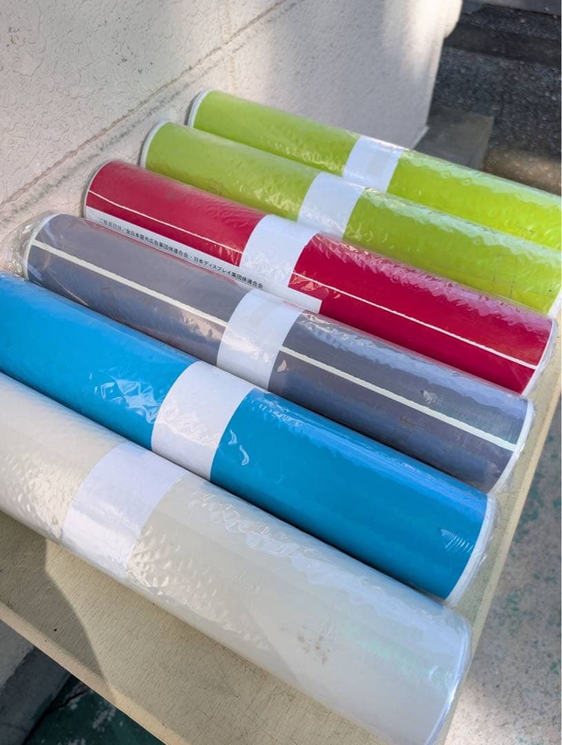 【新品・保管品】中川ケミカル　カッティングシート　6本セット45ｃｍ幅　10ｍ巻