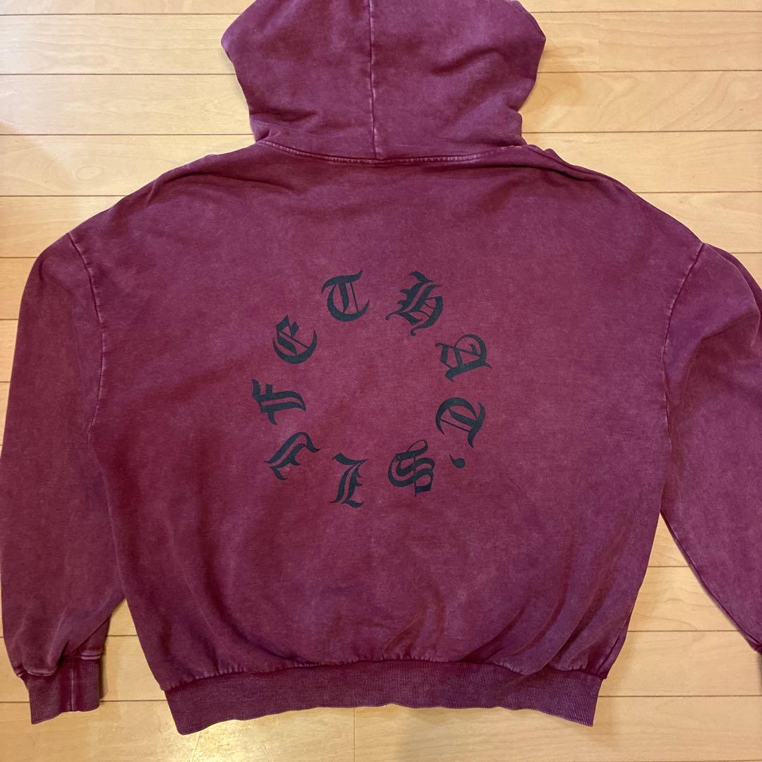 That's life ロゴパーカー　フーディー レッド　L ストリート