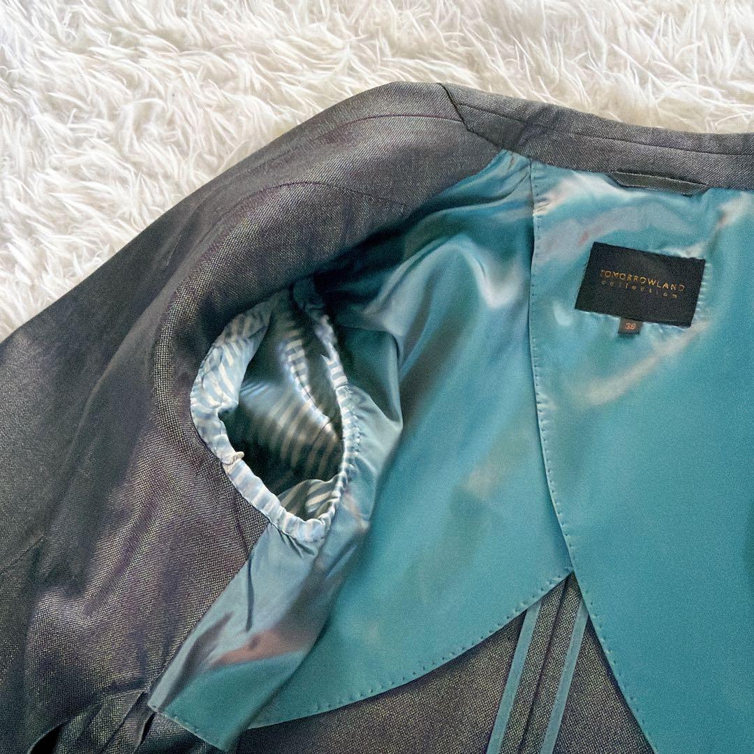 【トゥモローランドコレクション】シルク混ウールジャケットパンツスーツセットアップ