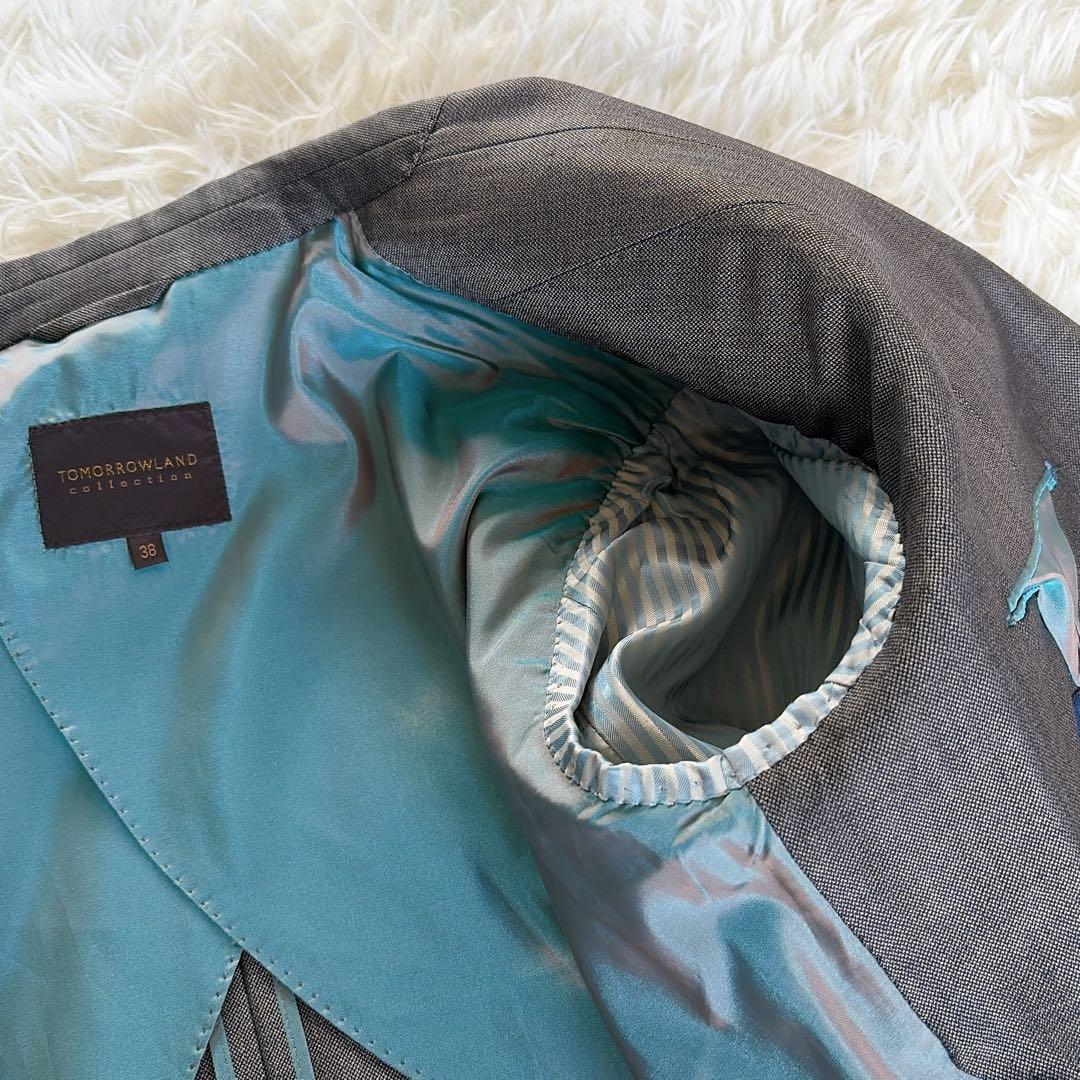 【トゥモローランドコレクション】シルク混ウールジャケットパンツスーツセットアップ