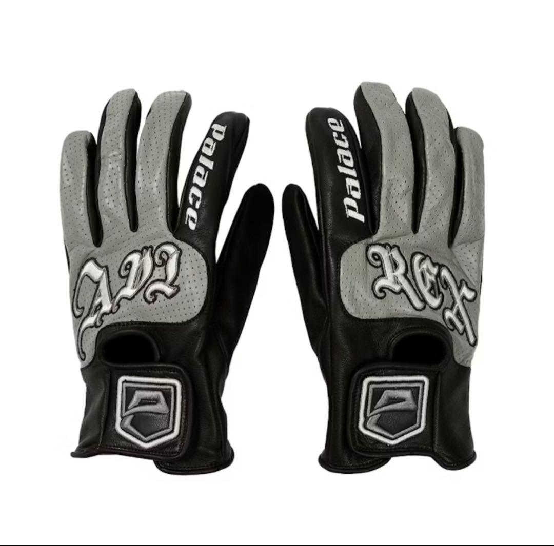 小物 PALACE AVIREX LEATHER GLOVES BLACK L/XL