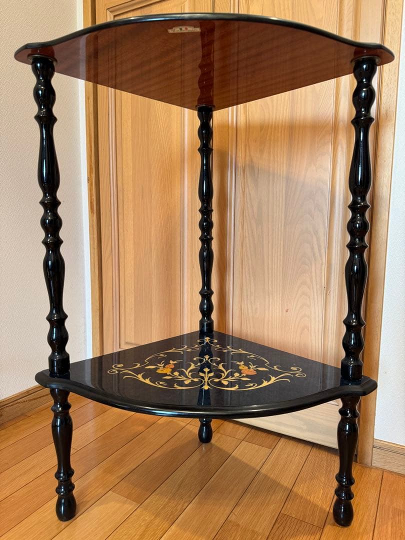 イタリア製 ドマン Demain コーナー台 コーナーラック レトロ ビンテージ