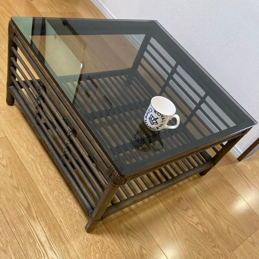 カサブランカ　CADENZA カデンザ　センターテーブル　高級テーブル　ラタン