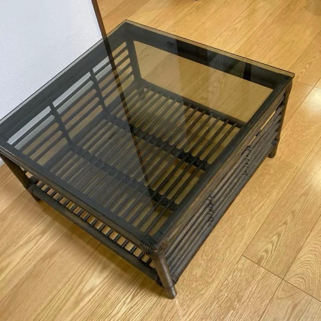 カサブランカ　CADENZA カデンザ　センターテーブル　高級テーブル　ラタン