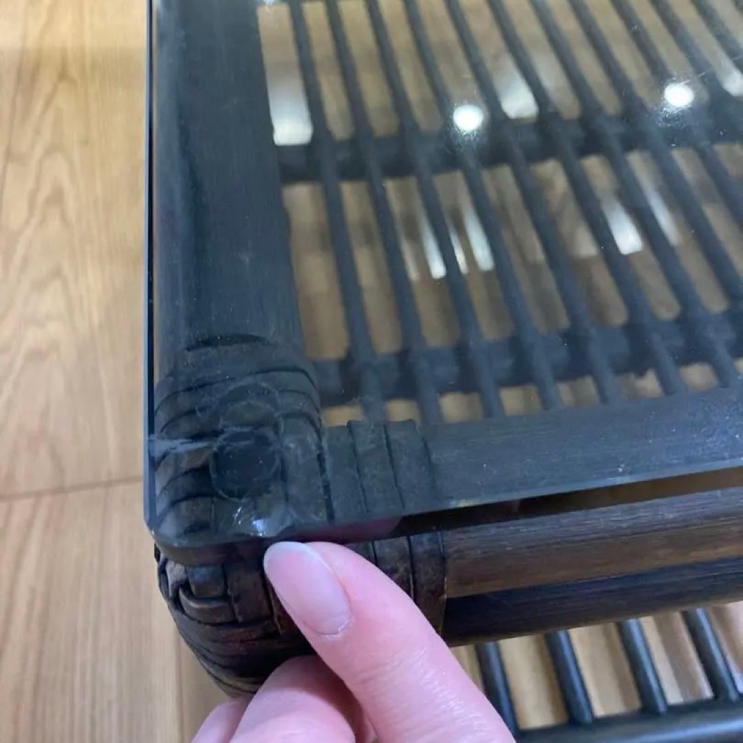 カサブランカ　CADENZA カデンザ　センターテーブル　高級テーブル　ラタン