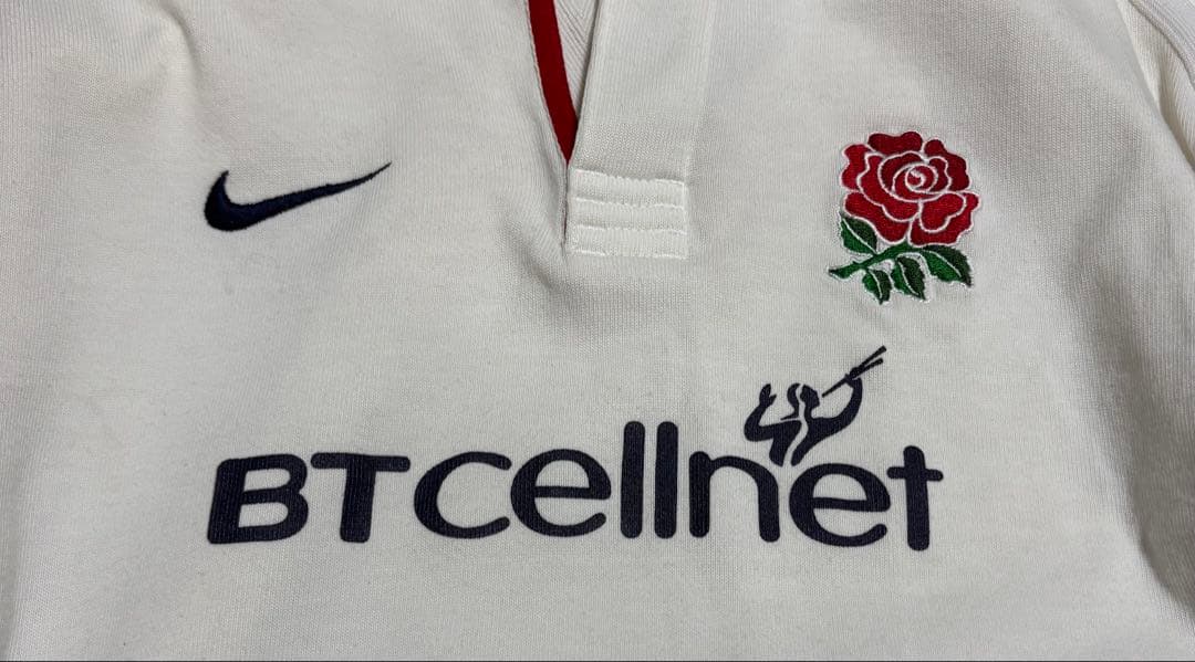 【90s-00s】 Nike イングランド代表 ラガーシャツ XL