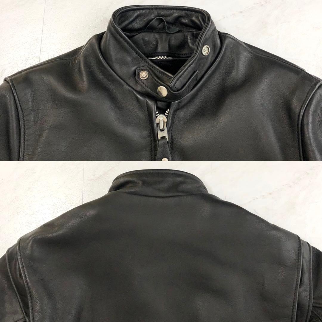 美品✨ショット ATOMIC GARAGE別注 ライダースジャケット ライナー付