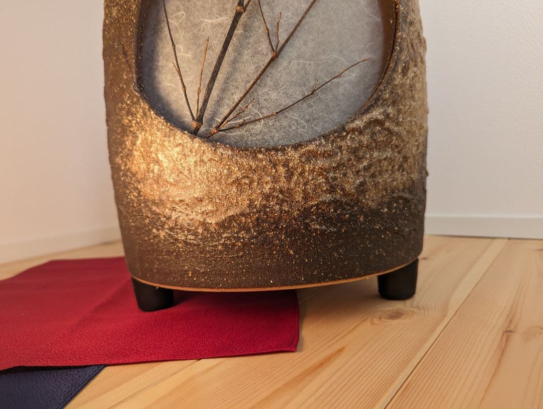 【信楽焼】灯り　つくばい