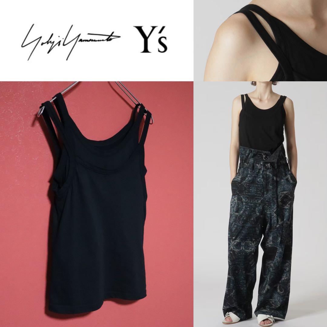 【美品/定価3.3万】Y's ヨウジヤマモト LAYERED CAMISOLE