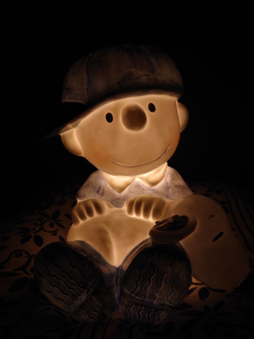 レア アンティーク チャーリーブラウン ライト スヌーピー