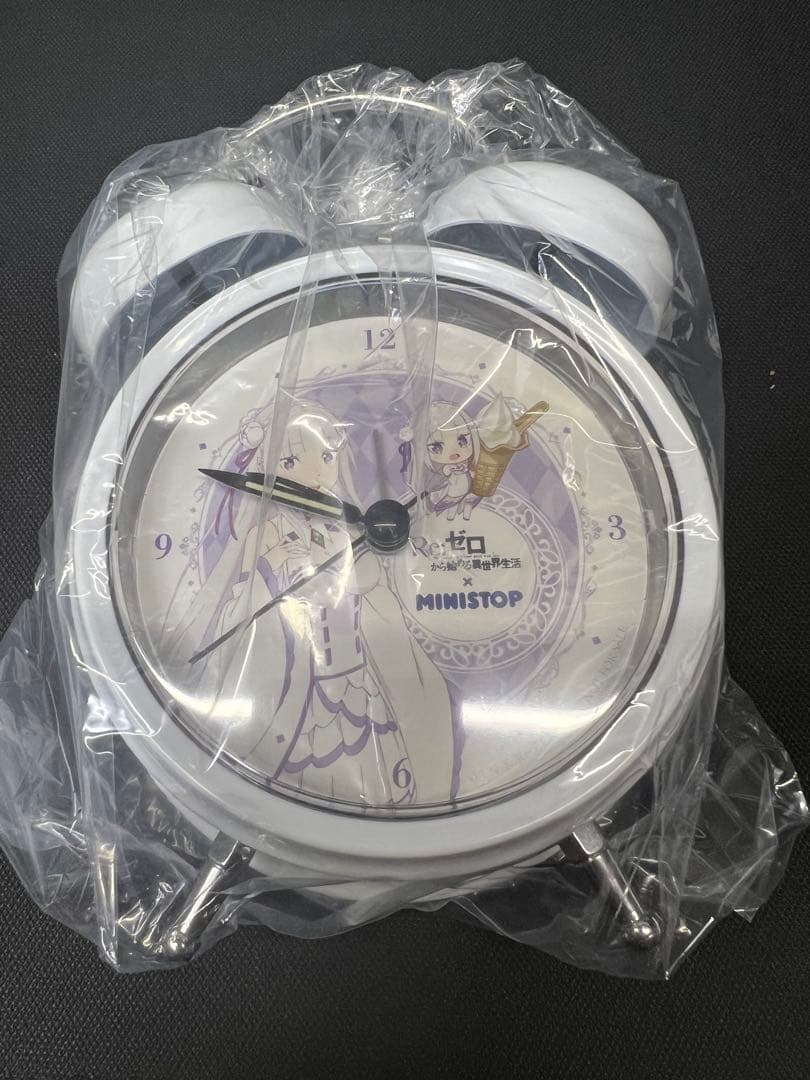 ミニストップレシート大抽選　エミリア ボイスメッセージ入りめざまし時計