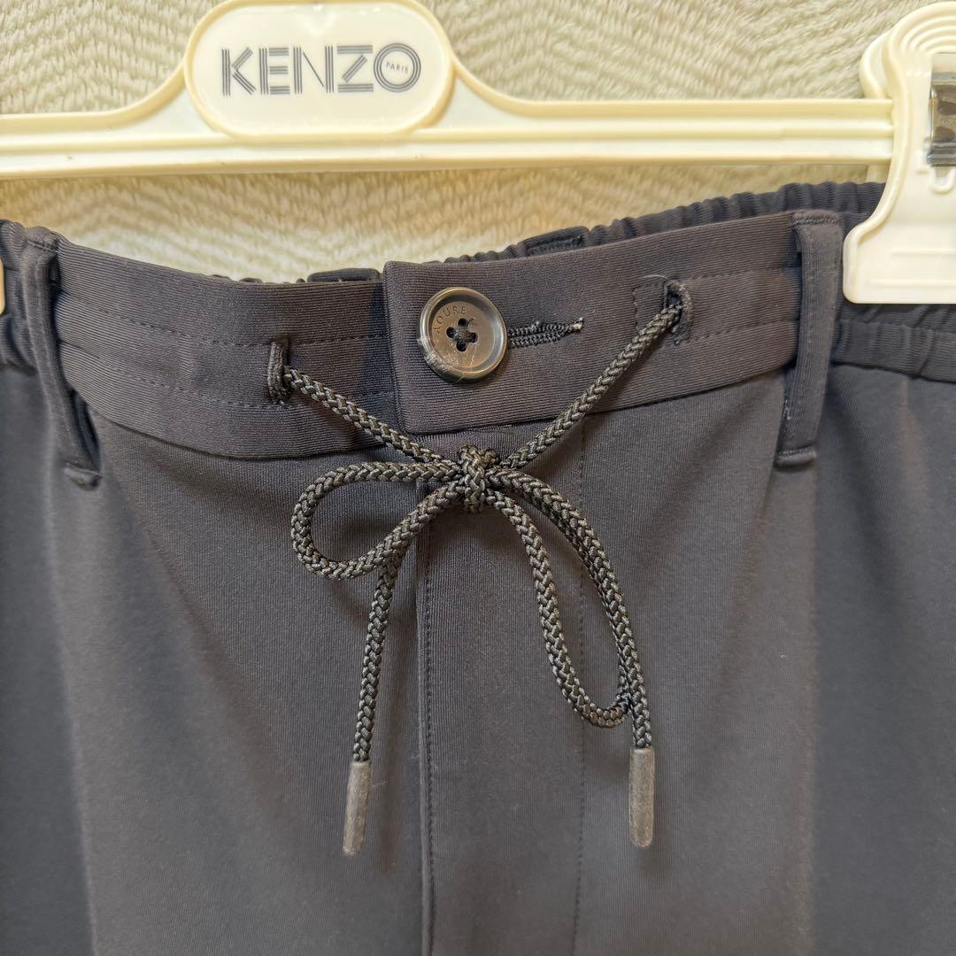 美品AOURE アウール VECCHIO ヴェッキオトラックパンツ　ブラックM