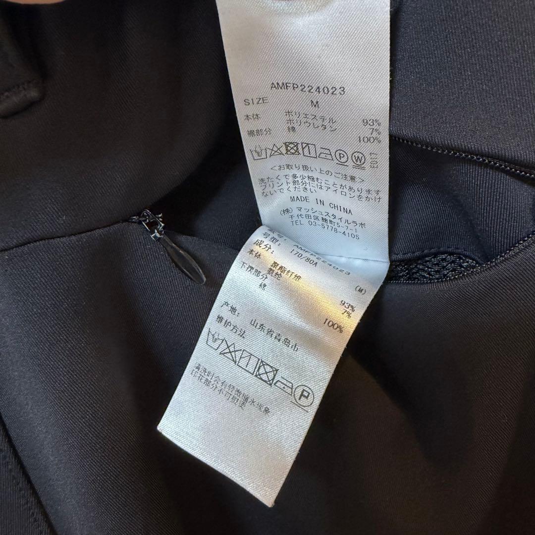 美品AOURE アウール VECCHIO ヴェッキオトラックパンツ　ブラックM